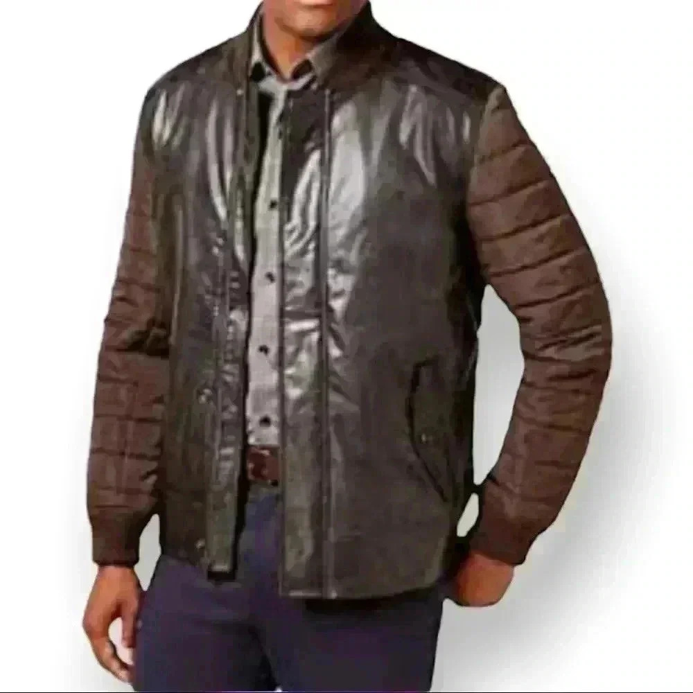 TASSO ELBA Men’s Sable Brown Pisa Jacket Size Medium